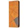 Mobigear Rhombus Slim Realme C11 (2020) Hoesje Bookcase - Cognac