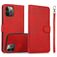 Mobigear Wallet iPhone 16 Pro Max Hoesje Uitneembare 2in1 Bookcase Portemonnee - Rood
