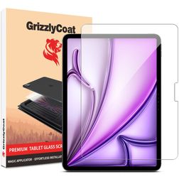 GrizzlyCoat Magic Applicator iPad Air 11 Inch (2025) Glazen Screenprotector - Case Friendly + Installatie Frame