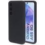 Mobiparts Samsung Galaxy A55 Siliconen Hoesje Backcover - Zwart