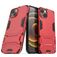 Mobigear Armor Stand iPhone 13 Hoesje Hardcase Backcover Shockproof met Standaard - Rood