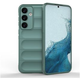 Mobigear Bumpy Samsung Galaxy S24 Plus Hoesje Flexibel TPU Backcover - Groen