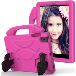 Mobigear Thumbs Up iPad Mini 5 (2019) Kinder Tablethoes met Handvat - Roze
