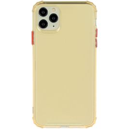 Mobigear Cushion iPhone 12 Pro Max Hoesje Flexibel TPU Backcover Shockproof - Goud