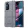 Mobigear Rugged Shield Motorola Edge X30 Hoesje Flexibel TPU Backcover Shockproof - Grijs