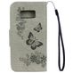 Mobigear Butterfly Samsung Galaxy S8 Hoesje Bookcase Portemonnee - Grijs