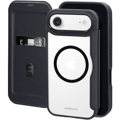 Mobiparts Shield Line iPhone Air MagSafe Hoesje Bookcase - Zwart