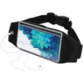 Mobiparts Comfort Fit Belt Telefoonhouder Hardlopen Samsung Galaxy S20 FE Sport Hoesje Neopreen Heuptas - Zwart