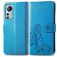 Mobigear Clover Xiaomi 12 Lite Hoesje Bookcase Portemonnee - Blauw
