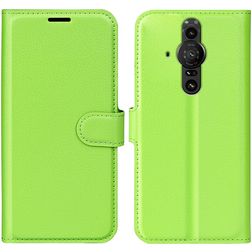 Mobigear Classic Sony Xperia Pro-I Hoesje Bookcase Portemonnee - Groen