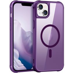 Mobigear Shockproof iPhone 15 MagSafe Hoesje Hardcase Backcover - Paars