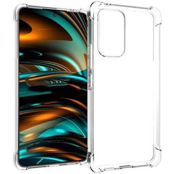 Mobigear Cushion Doorzichtig Samsung Galaxy A53 Hoesje Flexibel TPU Backcover Shockproof - Transparant