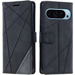 Mobigear Rhombus Google Pixel 9 Pro Hoesje Bookcase Portemonnee - Zwart