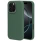 Mobiparts iPhone 16 Pro Siliconen Hoesje Backcover - Forest Green