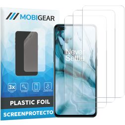 Mobigear OnePlus Nord Screenprotector Folie - Case Friendly (3-Pack)