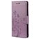 Mobigear Flowers Samsung Galaxy A53 Hoesje Bookcase Portemonnee - Paars