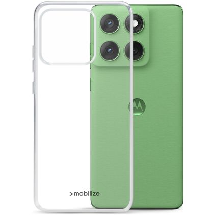 Mobilize Gelly Case Doorzichtig Motorola Edge 60 Hoesje Flexibel TPU Backcover - Transparant