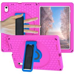 Mobigear Ruggedized iPad 10 (2022) Hoes EVA Schuim Backcover + Standaard - Roze