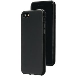 Mobiparts Classic iPhone 8 Hoesje Flexibel TPU Backcover - Matt Black