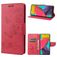 Mobigear Butterfly Samsung Galaxy M53 Hoesje Bookcase Portemonnee - Rood