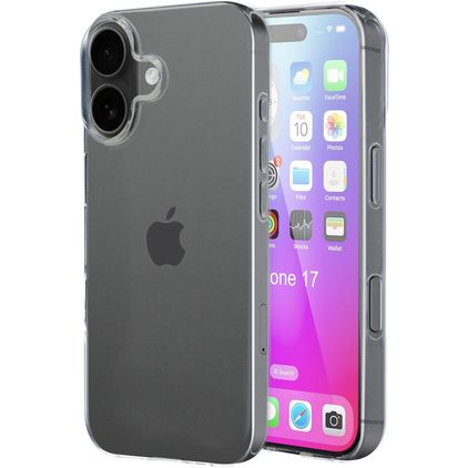 Mobiparts Classic Doorzichtig iPhone 17 Hoesje Flexibel TPU Backcover - Transparant