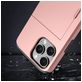 Mobigear Card iPhone 16e Hoesje Hardcase Backcover Shockproof met Pasjeshouder - Grijs