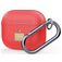 Mobigear Luxury Apple AirPods 3 Hoesje Flexibel Siliconen - Rood
