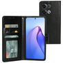 Mobiparts Classic Wallet OPPO Reno 8 Pro Hoesje Bookcase Portemonnee - Zwart