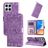 Mobigear Sunflower HONOR X8 Hoesje Bookcase Portemonnee - Paars