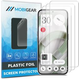 Mobigear Nothing Phone (2a) Plus Screenprotector Folie - Case Friendly (3-Pack)