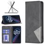 Mobigear Rhombus Slim Realme 9 Pro Plus Hoesje Bookcase - Zwart