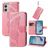 Mobigear Butterfly Motorola Moto E13 Hoesje Bookcase Portemonnee - Roze