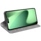 Mobigear Retro Slim iPhone 17 Pro Hoesje Bookcase Portemonnee - Grijs