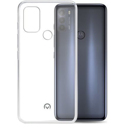 Mobilize Gelly Doorzichtig Motorola Moto G50 Hoesje Flexibel TPU Backcover - Transparant