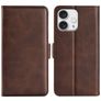 Mobigear Slim Magnet iPhone 16 Pro Hoesje Bookcase Portemonnee - Bruin