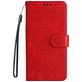 Mobigear Sunflower Samsung Galaxy S24 Plus Hoesje Bookcase Portemonnee - Rood