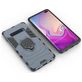 Mobigear Armor Ring Samsung Galaxy S10 Plus Hoesje Hardcase Backcover Shockproof met Ringhouder - Marineblauw