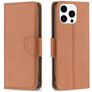 Mobigear Excellent iPhone 16 Pro Max Hoesje Bookcase Portemonnee - Bruin