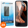 Mobigear Motorola Razr 40 Ultra Glazen Screenprotector - Case Friendly - Zwart (2-Pack)