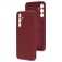 Mobiparts Samsung Galaxy A54 Siliconen Hoesje Backcover - Plum Red