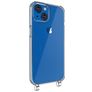 Mobigear Mix & Match Doorzichtig iPhone 13 Flexibel TPU Hoesje met koord - Transparant