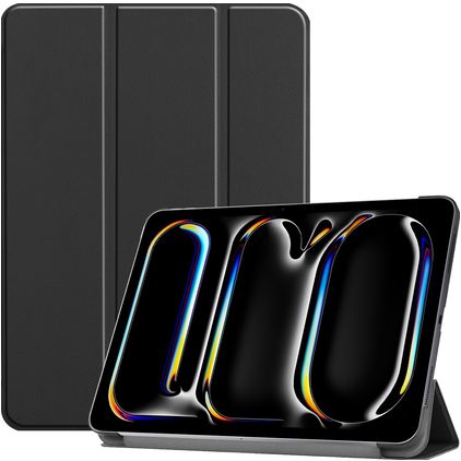 Mobigear Tri-Fold iPad Pro 13 Inch (2024) Hoes Bookcase - Zwart