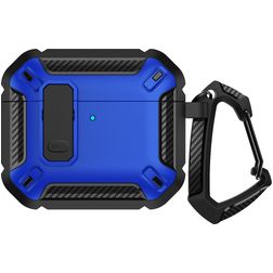 Mobigear Armor Clip Apple AirPods 4 Hardcase Hoesje - Blauw