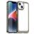 Mobigear Crystal iPhone 15 Hoesje Hardcase Backcover - Transparant / Grijs