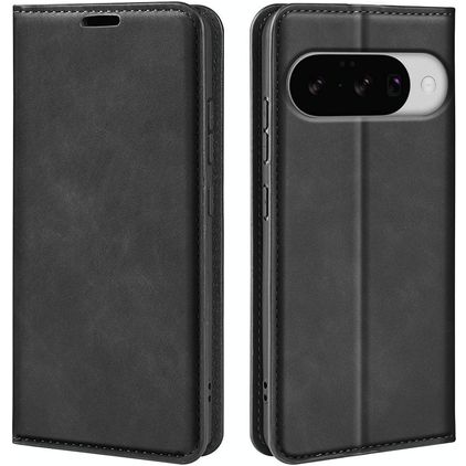 Mobigear Retro Slim Google Pixel 10 Hoesje Bookcase Portemonnee - Zwart