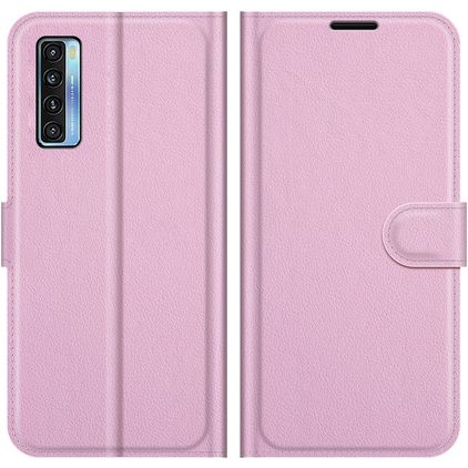 Mobigear Classic TCL 20L Hoesje Bookcase Portemonnee - Roze