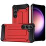 Mobigear Outdoor Samsung Galaxy S24 Hoesje Hardcase Backcover Shockproof - Rood