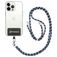 Mobigear Nylon Lanyard Universeel Telefoonkoord Verstelbaar - Groen / Zwart / Wit