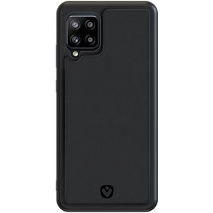 Valenta Snap Samsung Galaxy A42 Hoesje Echt Leer Backcover - Zwart