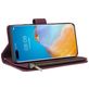 Mobigear Zipper Huawei P40 Pro Hoesje Bookcase Portemonnee - Rood